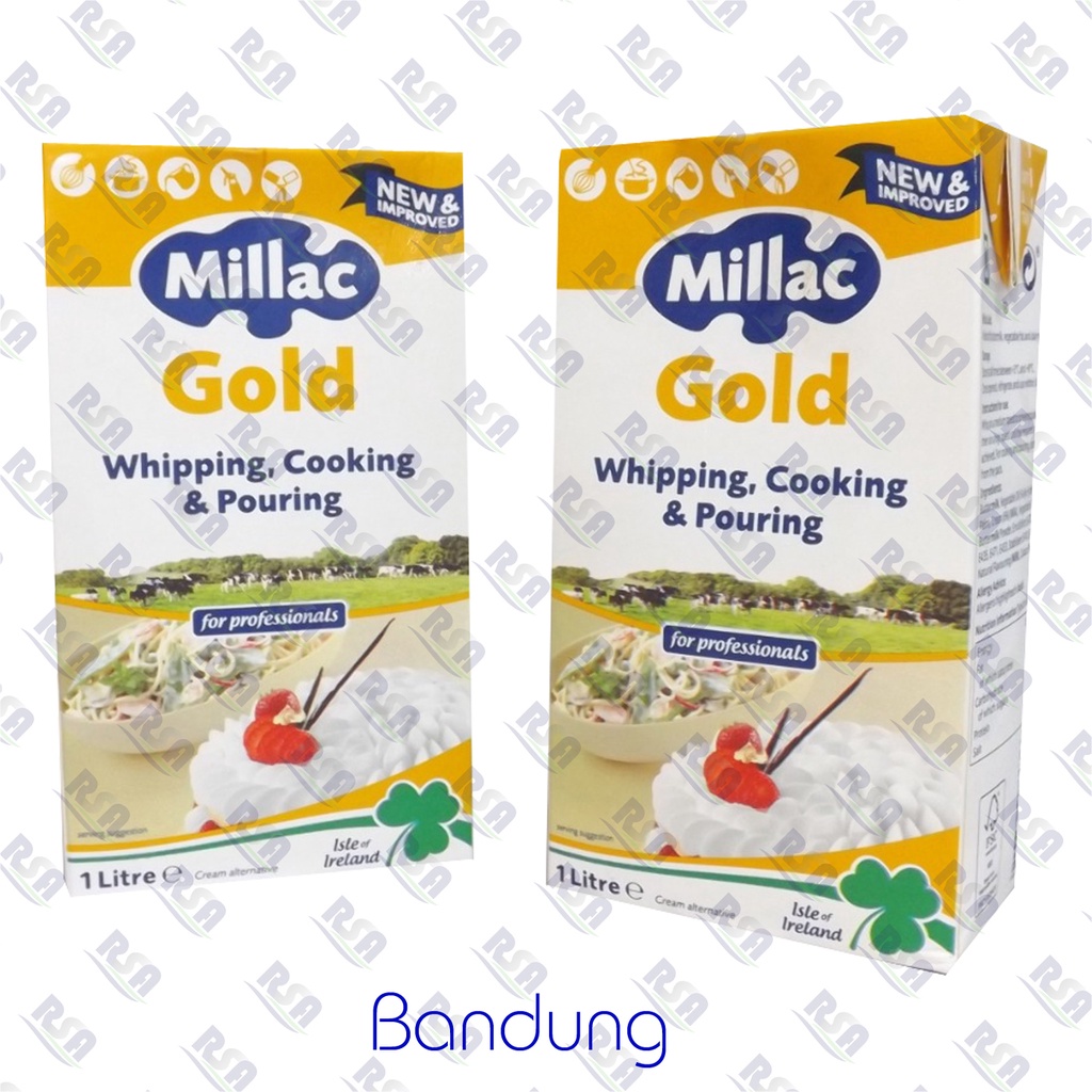 Jual Whipping Cooking Cream Millac Gold 1 Liter di Import dari United