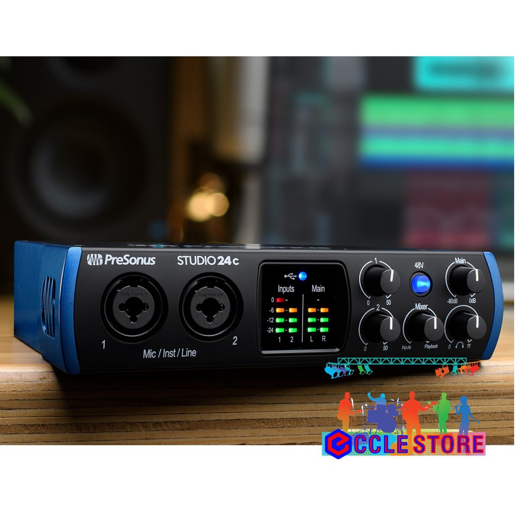 Jual PRESONUS Studio 24c - 2 in 2 out USB-C Audio Interface With XMAX