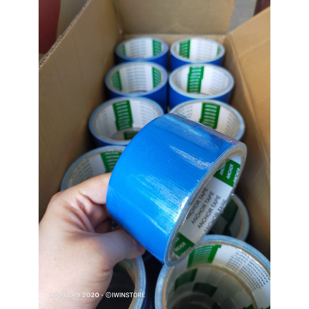 Jual CLOTH TAPE / LAKBAN KAIN WARNA ANKOR 2 INCH Shopee Indonesia