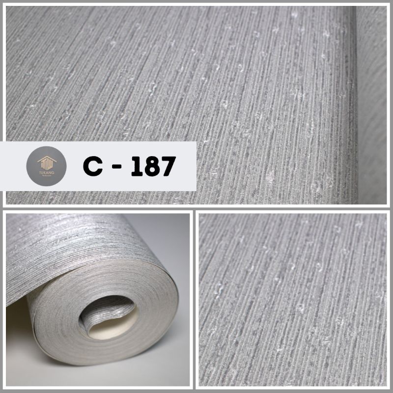 Jual [TERMURAH] WALLPAPER VINYL 3D TEKSTUR POLOS ELEGANT PREMIUM