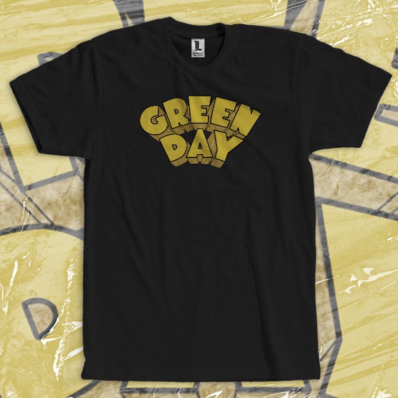 Jual KAOS BAND GREEN DAY DOOKIE FONT H214 KAOS BAND ROCK KAOS