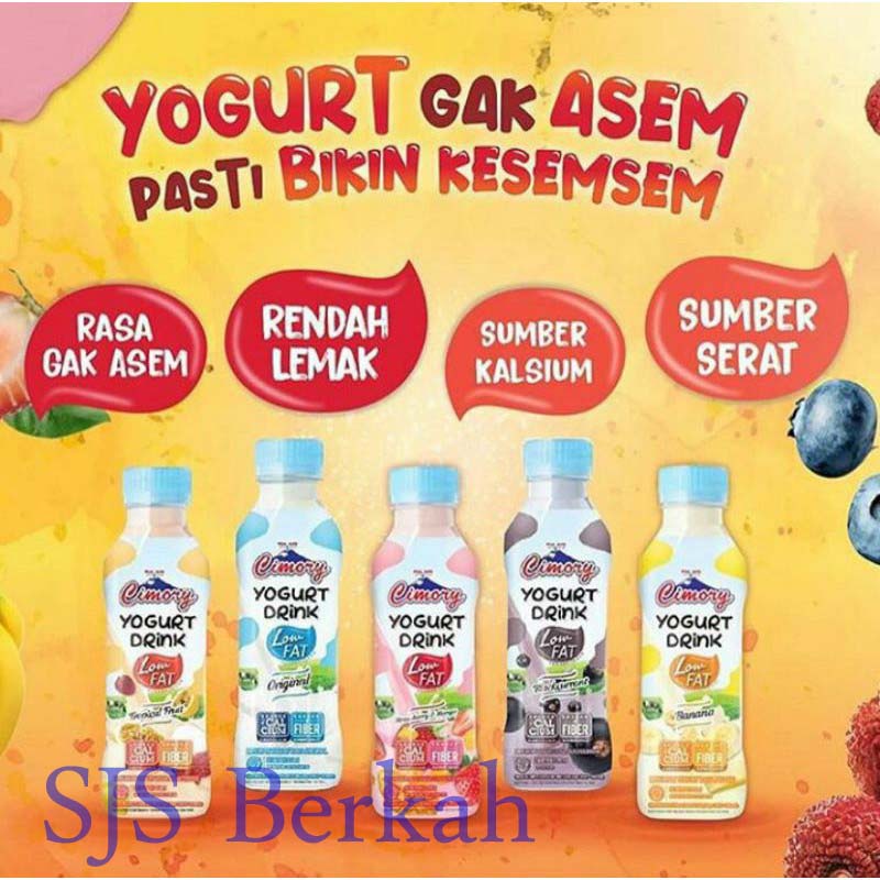Jual cimory yogurt drink low fat /YOGURT CIMORY/YOGURT PLAIN ORIGINAL