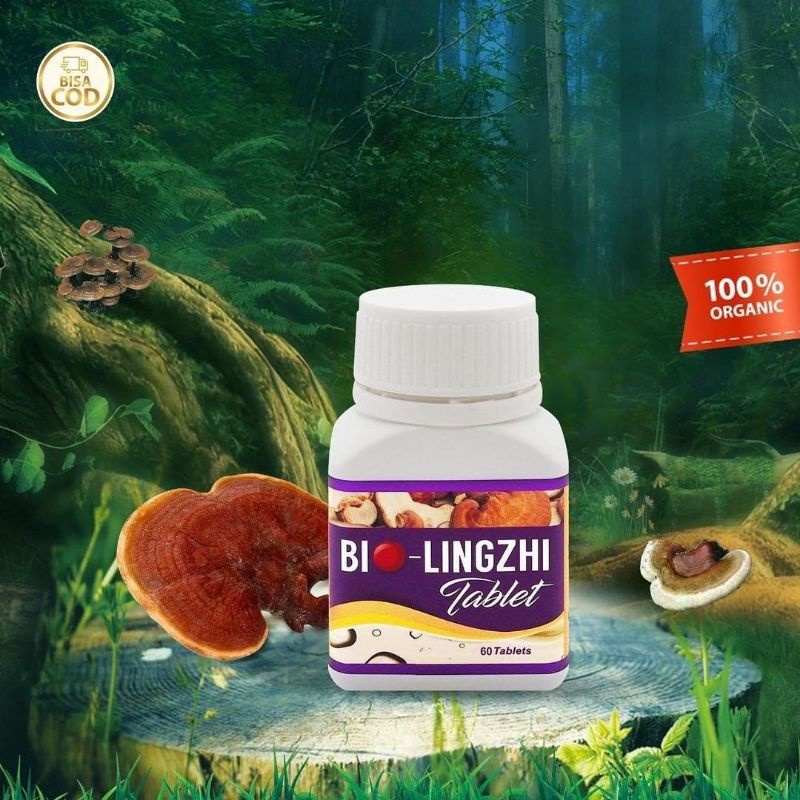 Jual Bio Lingzhi Original Bio Ling Zhi Obat Untuk Kesehatan Ginjal 100 Asli Herbal Alami (isi