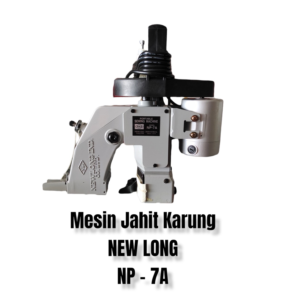 Jual Mesin Jahit Karung Newlong Model NP7A / Portable Sewing Machine