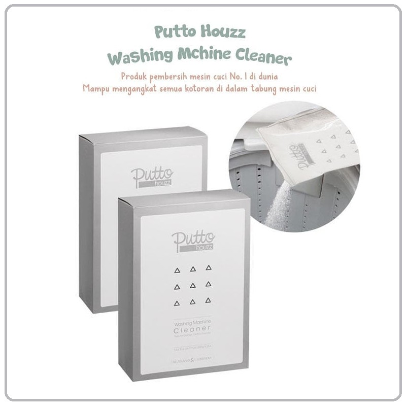 Jual Putto Houzz Washing Machine Cleaner Orange Oil 500g (2pack