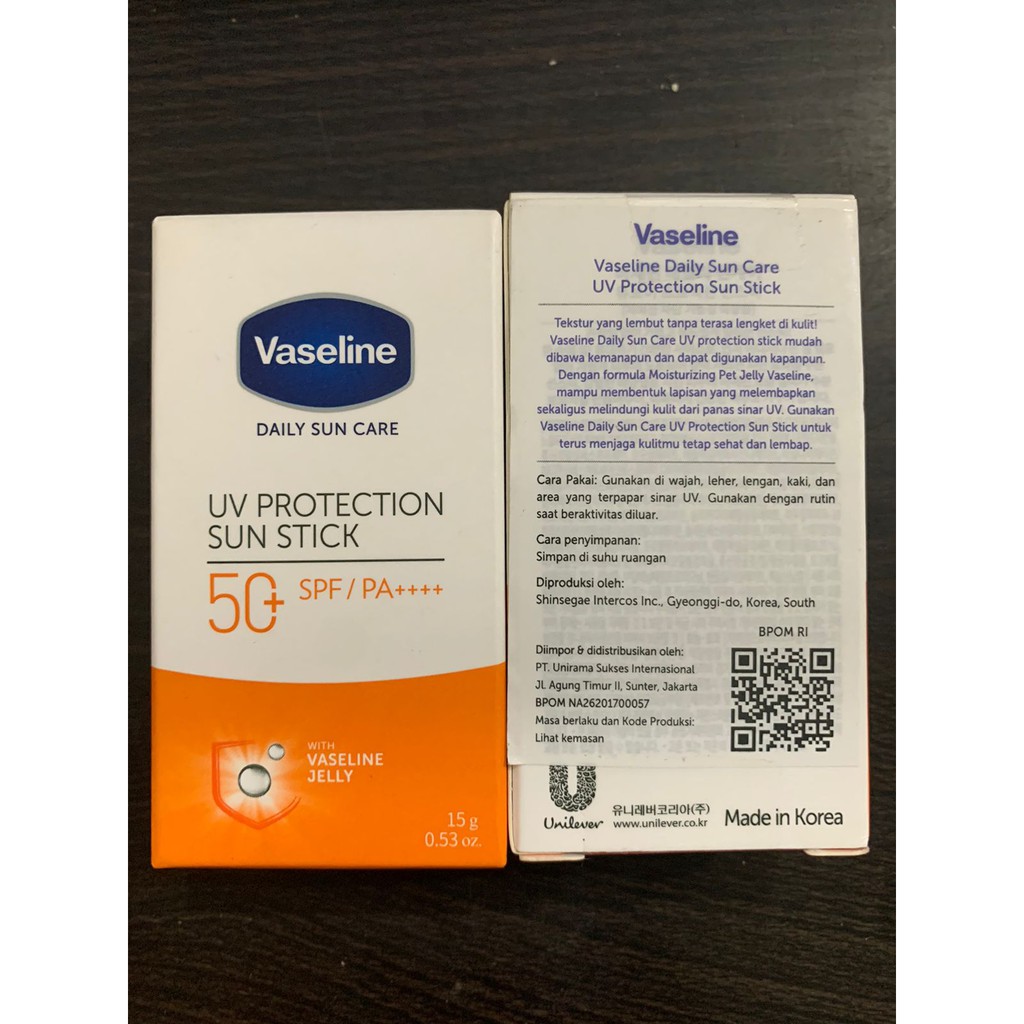 Jual VASELINE UV POTECTION SUN STICK SPF 50 ISI 50 GR/SUNBLOCK VASELINE