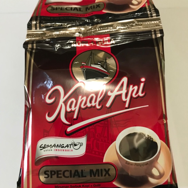 Jual KOPI KAPAL API SPECIAL MIX 1 RENCENG 10 SACHET 25gr 25 gr Dus