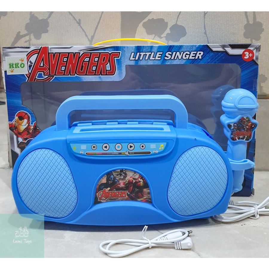 Jual Mainan Anak Karaoke Singing Machine Little Singer Stereo Nyanyi