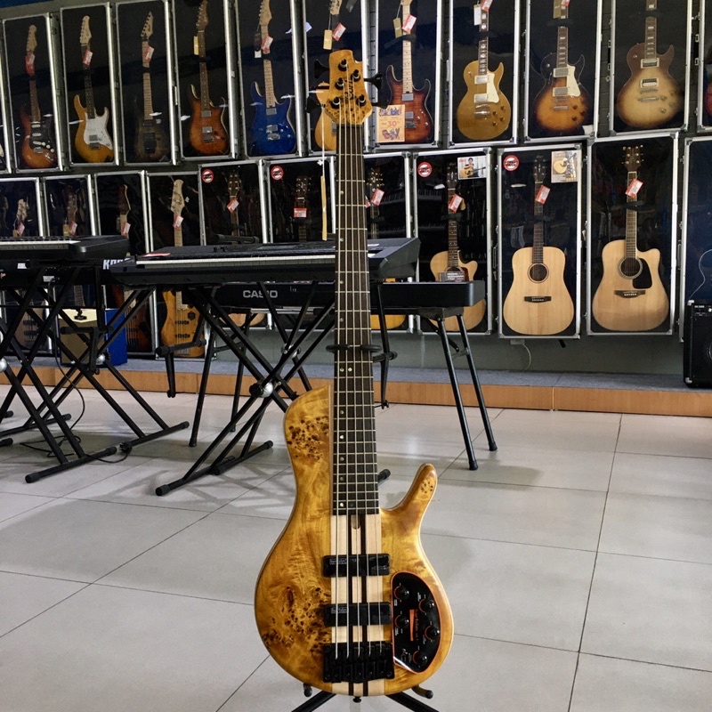 Jual Cort electric bass guitar single cut Artisan Bass A5AOP