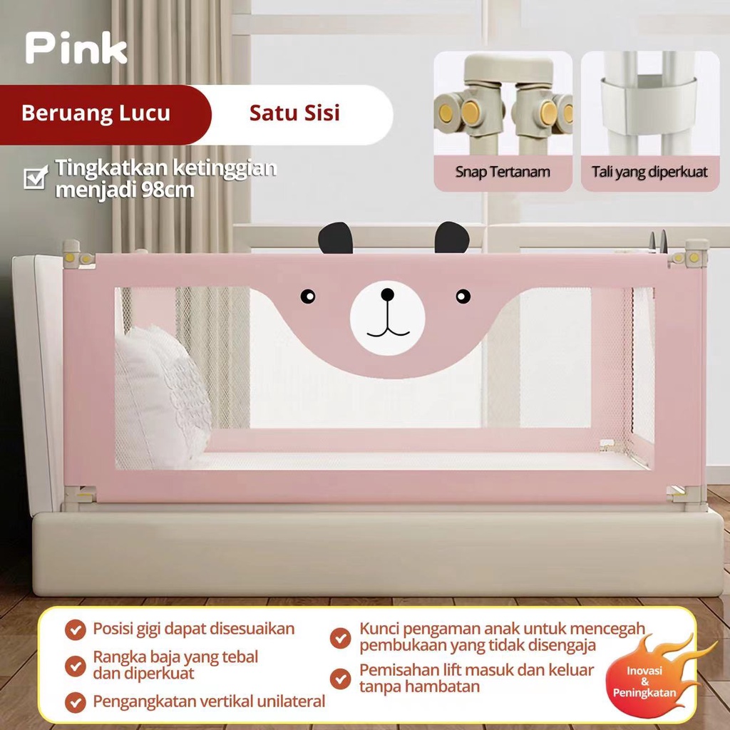 Jual XXMake Baby Bedrail Bed Guard Rail Pagar Bayi Anak Pengaman Kasur