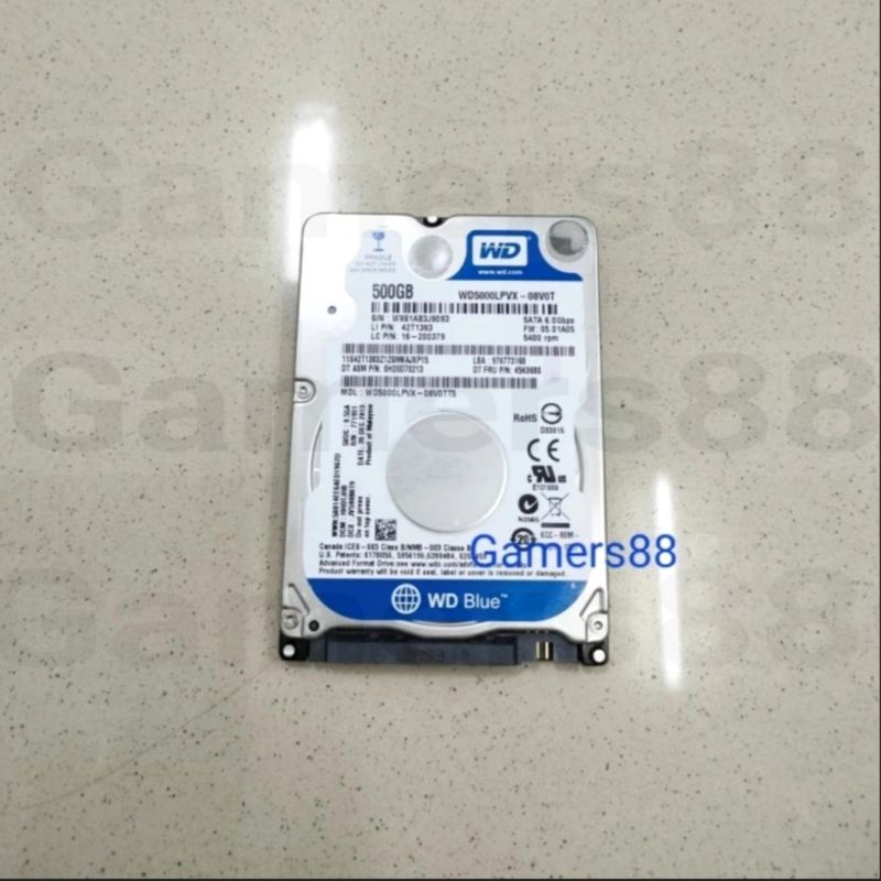 Jual Hardisk WD WDC 500GB Blue HDD Laptop Harddisk Ps3 Hard disk
