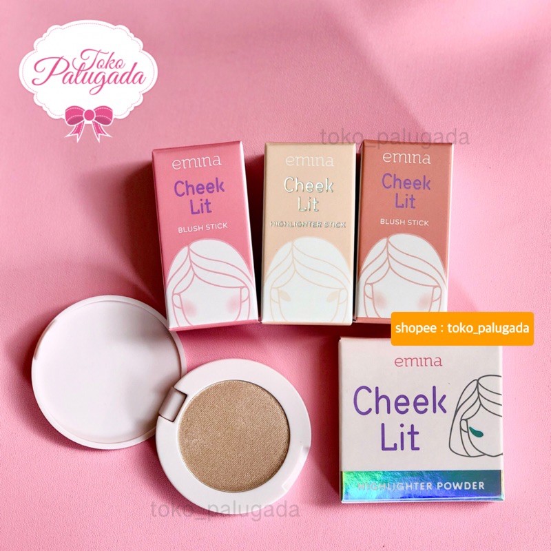 Jual Emina Cheek Lit Blush Stick Emina Cheek Lit Highlighter Stick