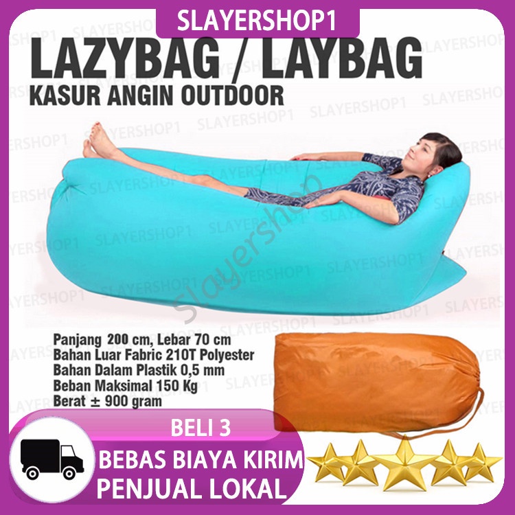 Jual Lazy bag / Lazybag Kasur Angin Outdoor Air Sofa Bag Kasur