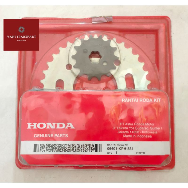 Jual Ger Set Ger Gir Gear Depan Belakang Rantai Set Karisma Supra X 125