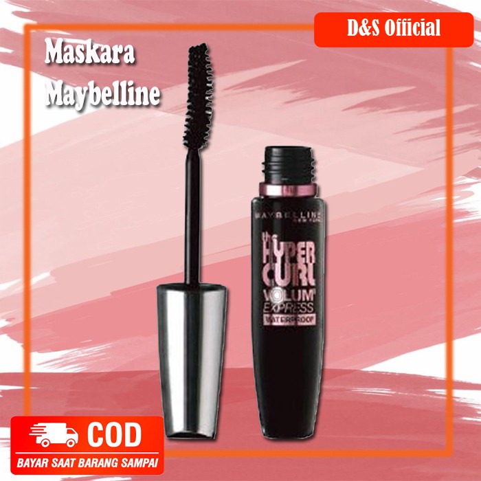 Jual Mascara Hypercurl Maybelline Black Maskara Waterproof Shopee