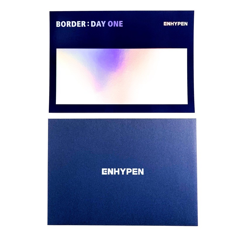 Jual ENHYPEN BORDER DAY ONE MD Postcard Shopee Indonesia