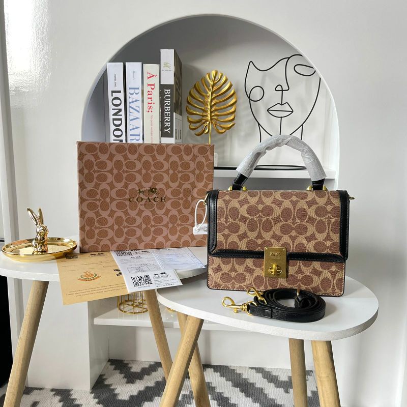 Jual COACH HUTTON TOP HANDLE 3WARNA FREE BOX Shopee Indonesia