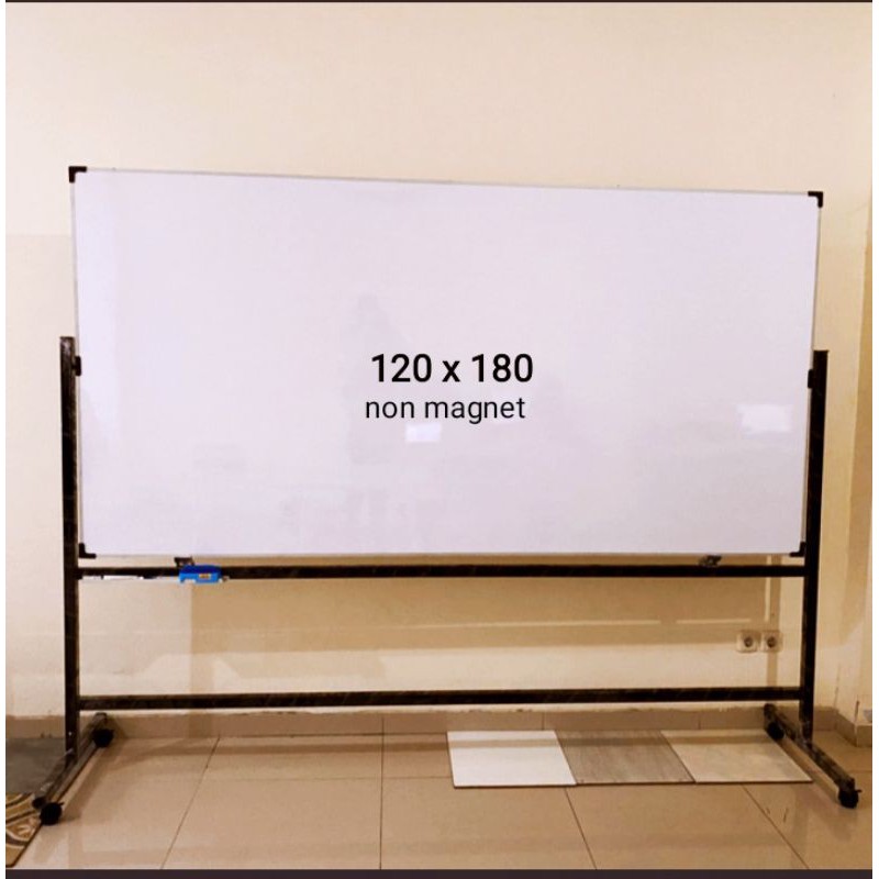 Jual whiteboard standing 120 x 180 cm Shopee Indonesia