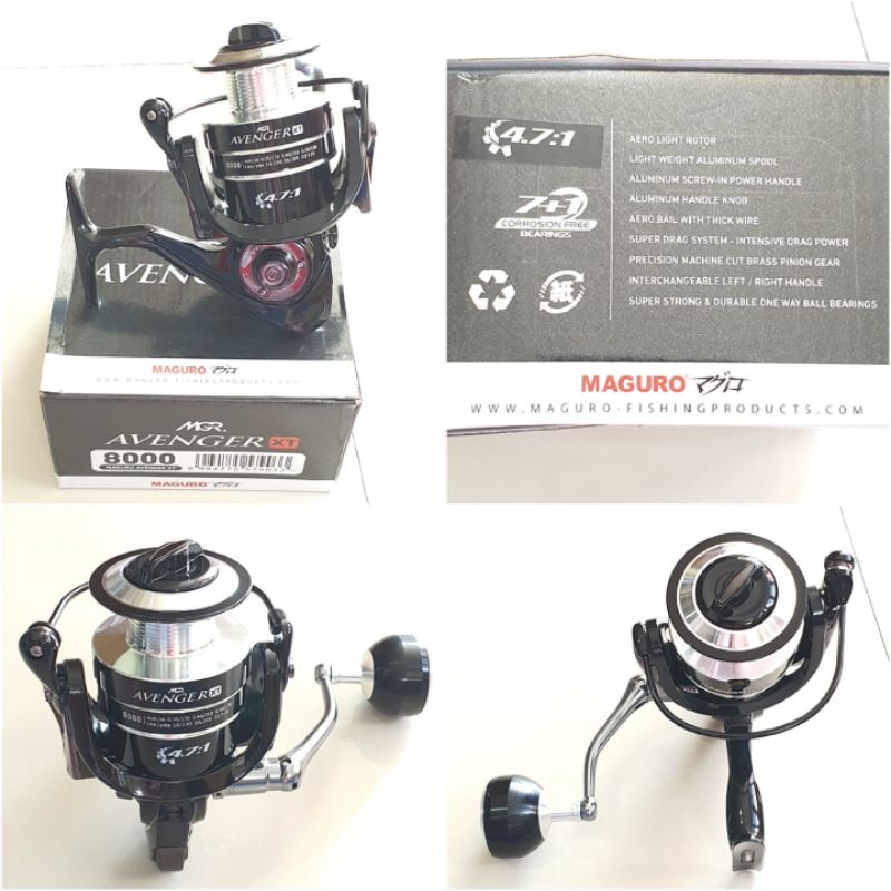 Jual Reel MAGURO AVENGER XT 1000 2000 3000 4000 5000 6000 8000 (power