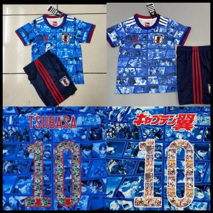 Jual Jersey Bola Jepang Home 2022 Anime Kids Anak + Nameset Tsubasa