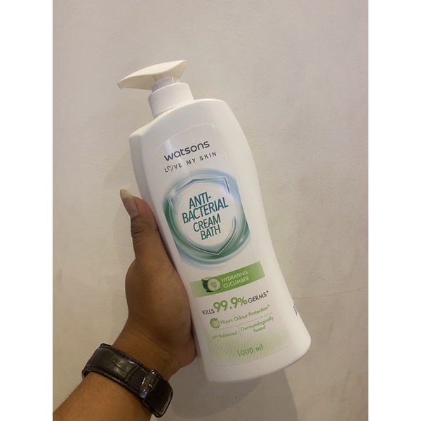 Jual Watsons Shower Gel Anti Bacterial 1000ml Body Wash Sabun Mandi Watsons Shopee Indonesia