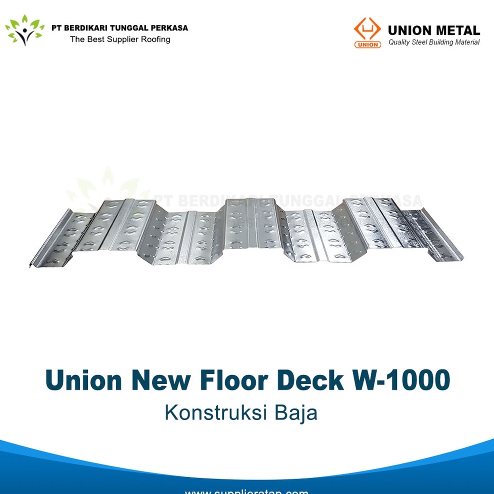 Jual Atap Spandek Union Metal New Floor Deck W 1000 Shopee Indonesia