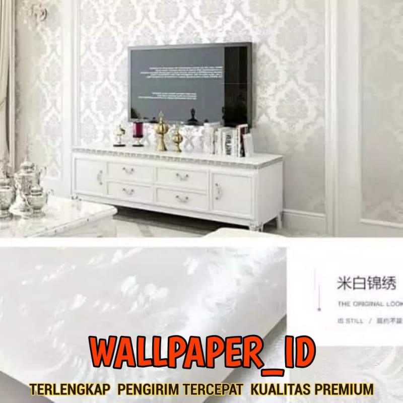 Jual Harga Spesial beli 5 gratis 1 Wallpaper Sticker Dinding Putih
