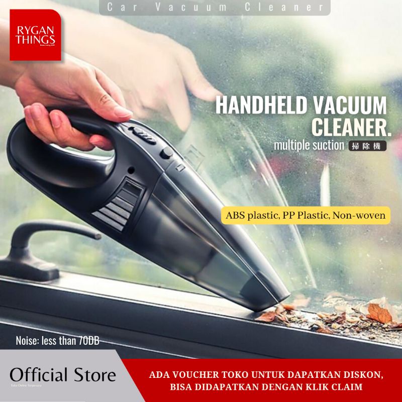 Jual Handheld Vacuum Cleaner Penyedot Debu Mobil 100 Watt 12 Volt