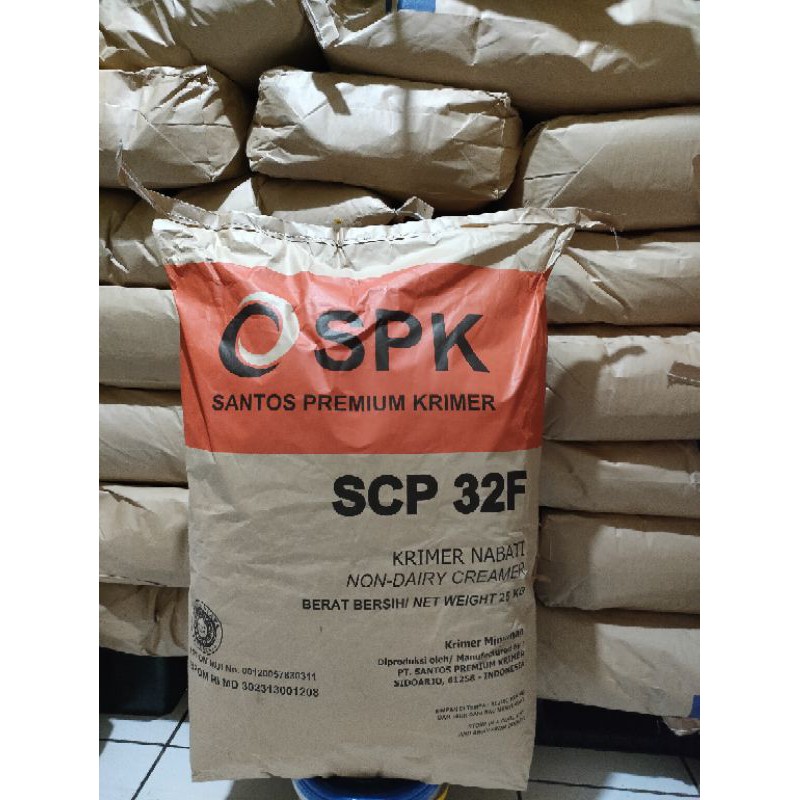 Jual creamer Santos scp32f, 25kg khusus gojek Shopee Indonesia