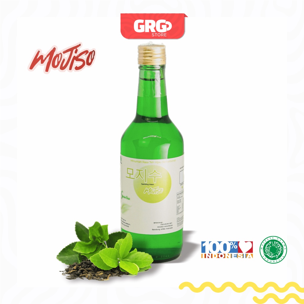 Jual SOJU HALAL MOJISO RASA GREENTEA KOREAN SPARKLING WATER HALAL MUI