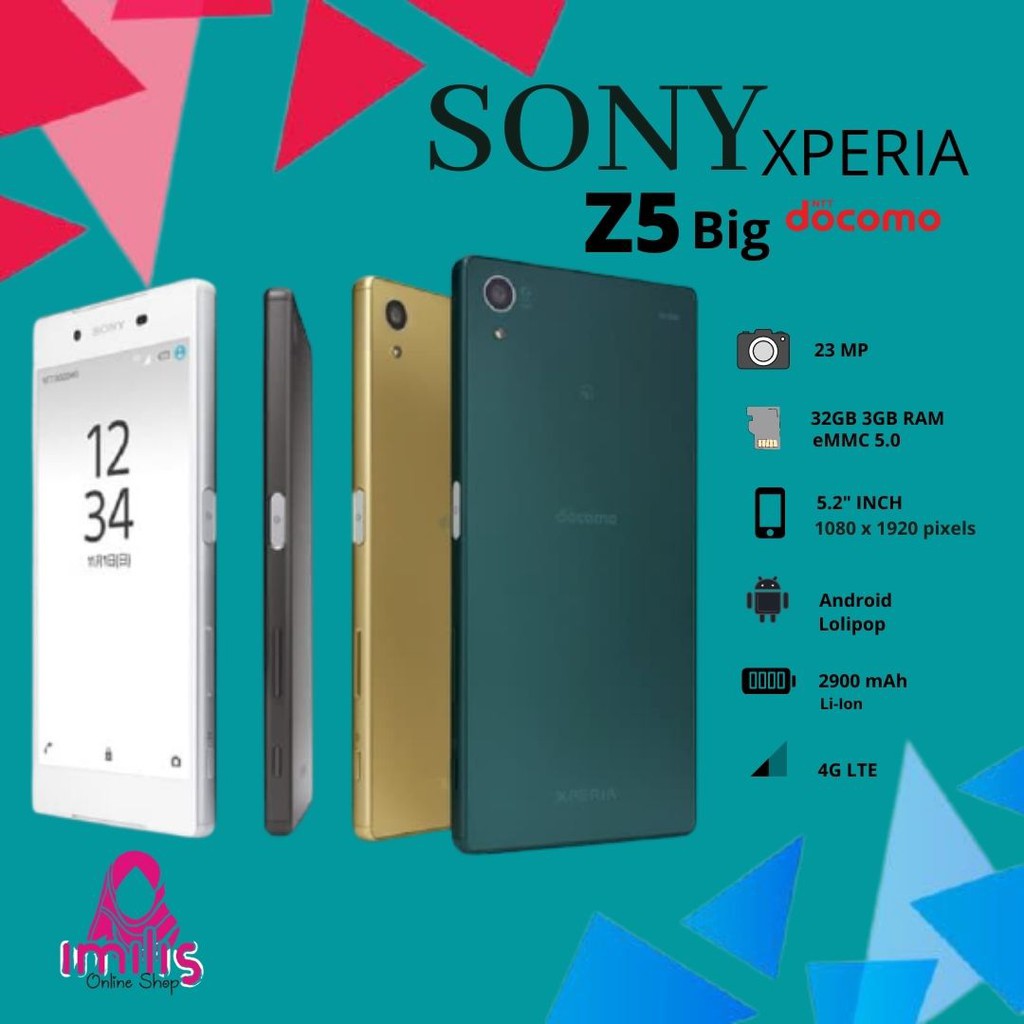 Jual HP SONY XPERIA Z5 BIG OriRAM 3/32 GBGaming