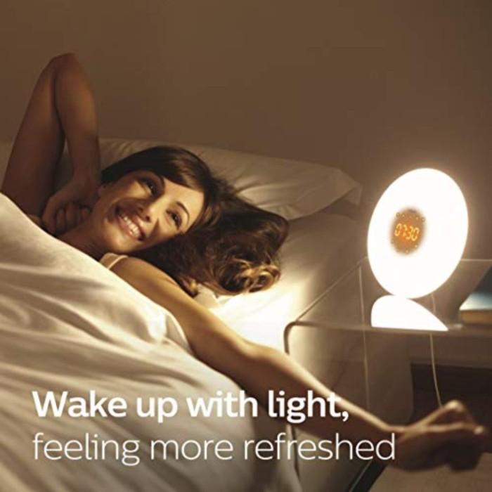 Jual Sajai Philips Smartsleep Hf3500/60 WakeUp Light Therapy Alarm Clock With Su Super Murah