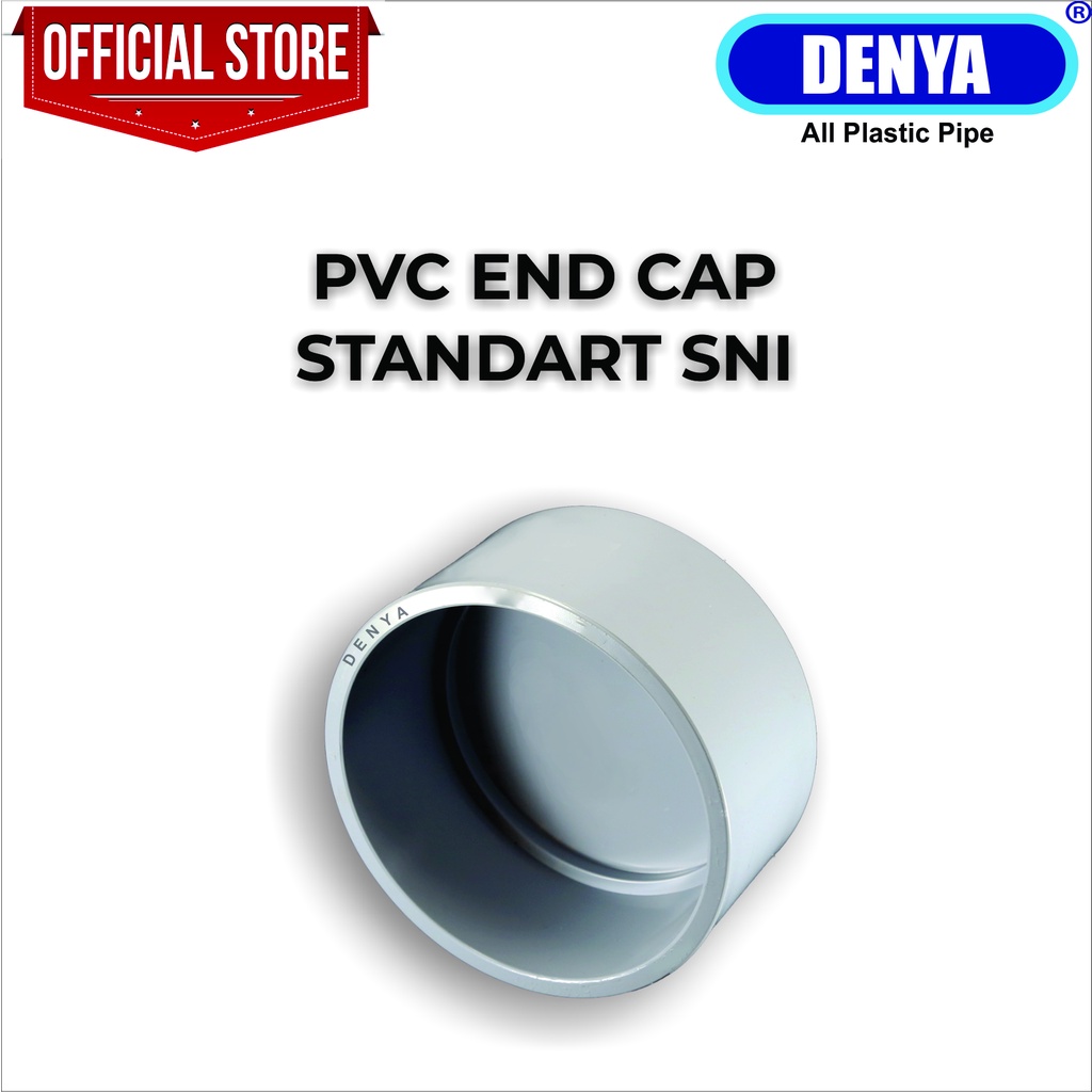 Jual PVC End Cap Standard SNI Denya Ukuran 3 inch 6 inch Shopee
