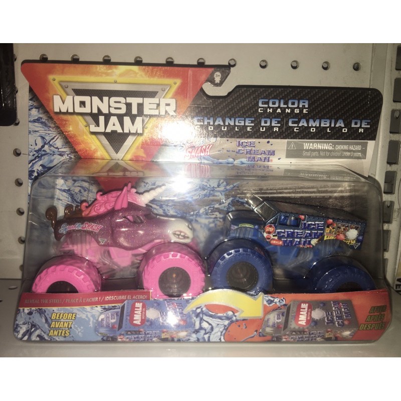 Jual Monster Jam Color Change Sparkle Smash Ice Cream Man Shopee