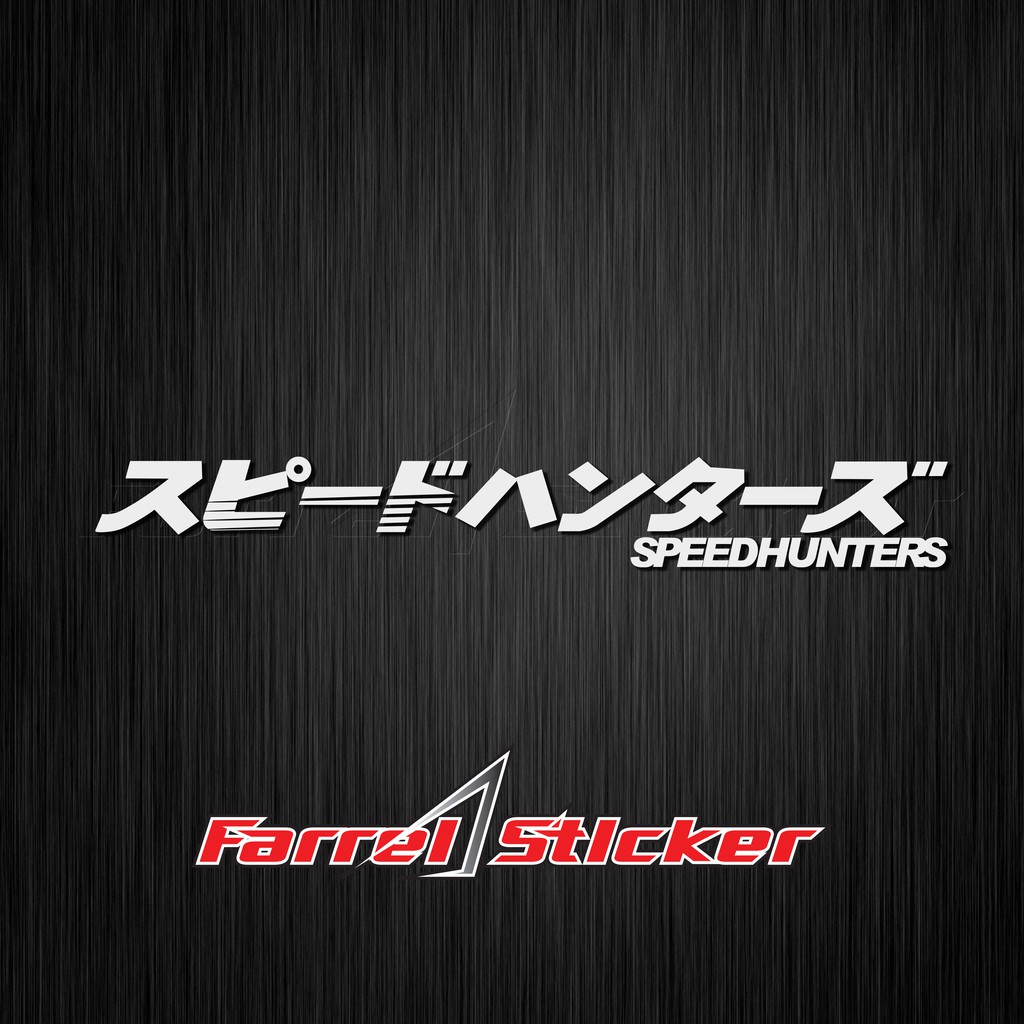 Jual Stiker SPEEDHUNTER sticker SPEED HUNTER kanji Shopee Indonesia