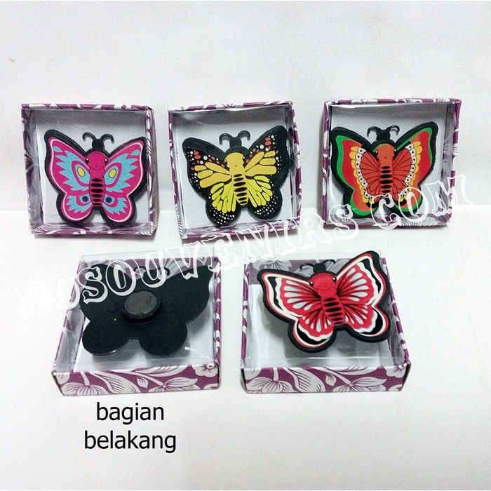 Jual Souvenir Pernikahan Kulkas KupuKupu Kemasan Box Shopee