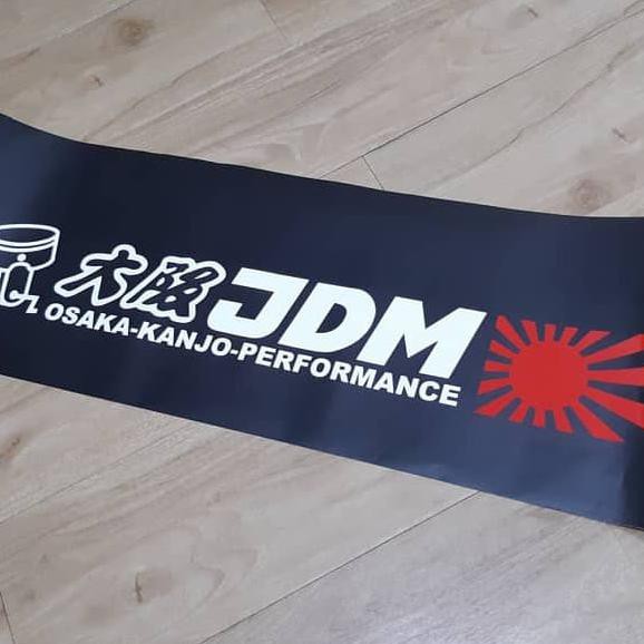 Jual stiker windshield banner JDM Osaka Kanjo Performance Shopee