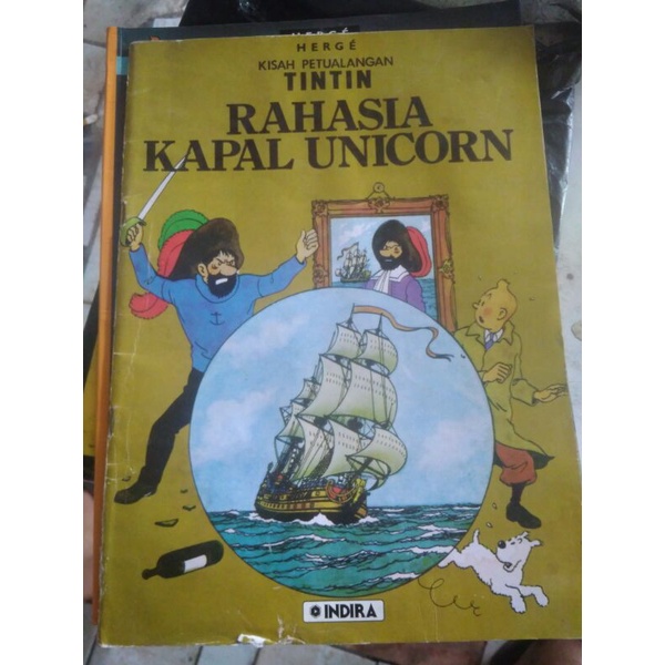 Jual TINTIN edisi khusus 1978, Indira, kertas matt (art paper doff) Shopee Indonesia