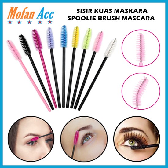 Jual Sisir Kuas Maskara Spoolie Brush Mascara Wand Sikat Eyelash