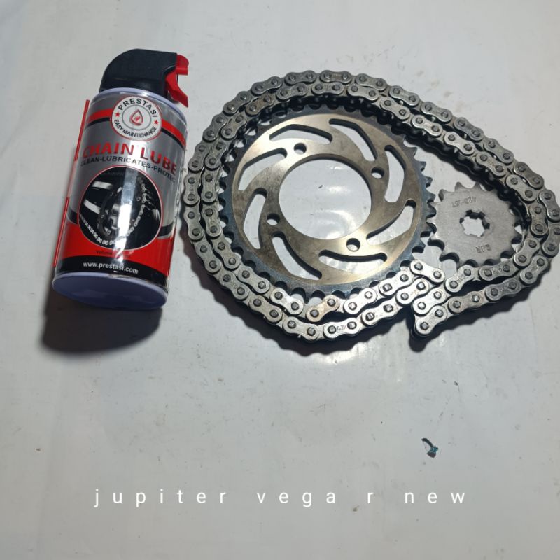 Jual gear gir rantai set jupiter z burhan vega r new Shopee Indonesia
