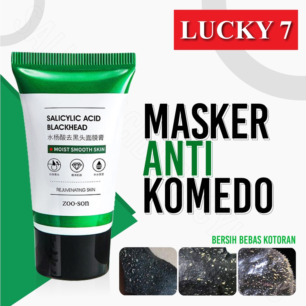 Jual ZOO SON Salicylic Acid Blackhead Mask Masker Arang Komedo