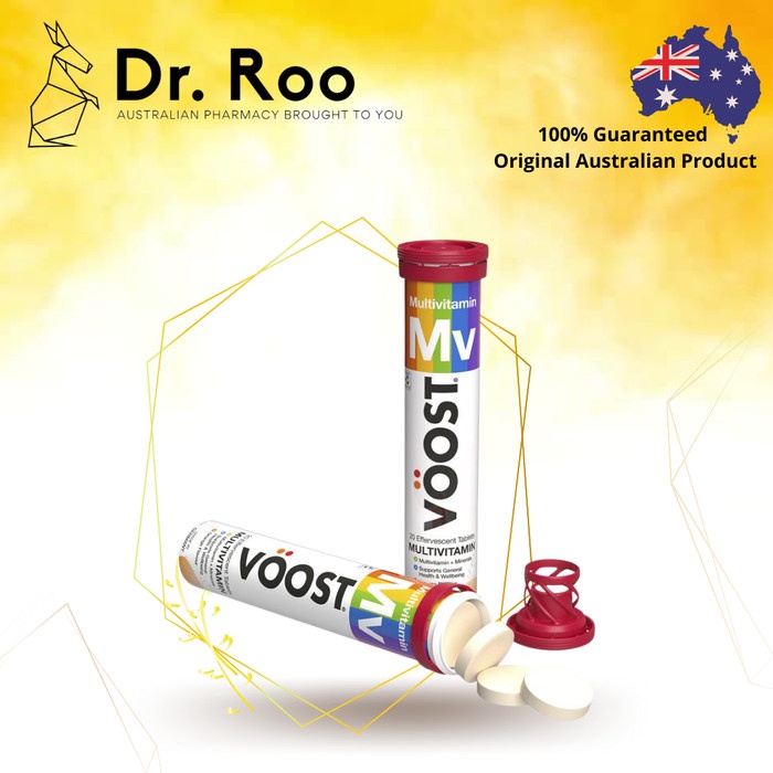Jual Voost Multivitamin + Minerals Orange 20 Effervescent Tablets