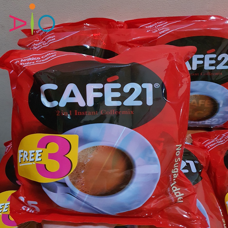 Jual Cafe 21 Cafe21 Instan Coffeemix 2in1 Repack (isi 12 Stick