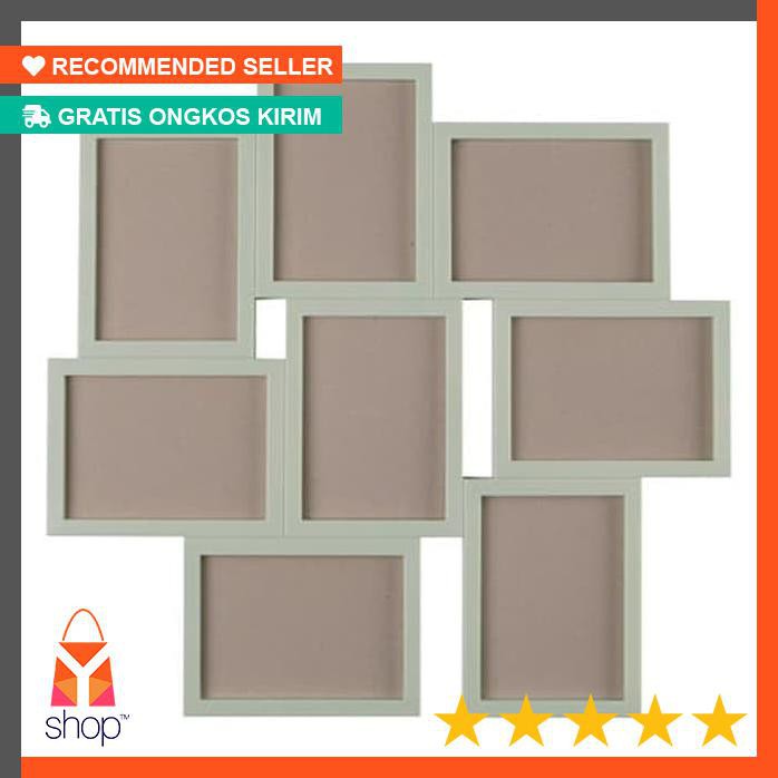 Jual BAGUS BUKTIKAN ! Bingka,frame,pigura muat 8 foto IKEA VAXBO warna putih Hitam Shopee