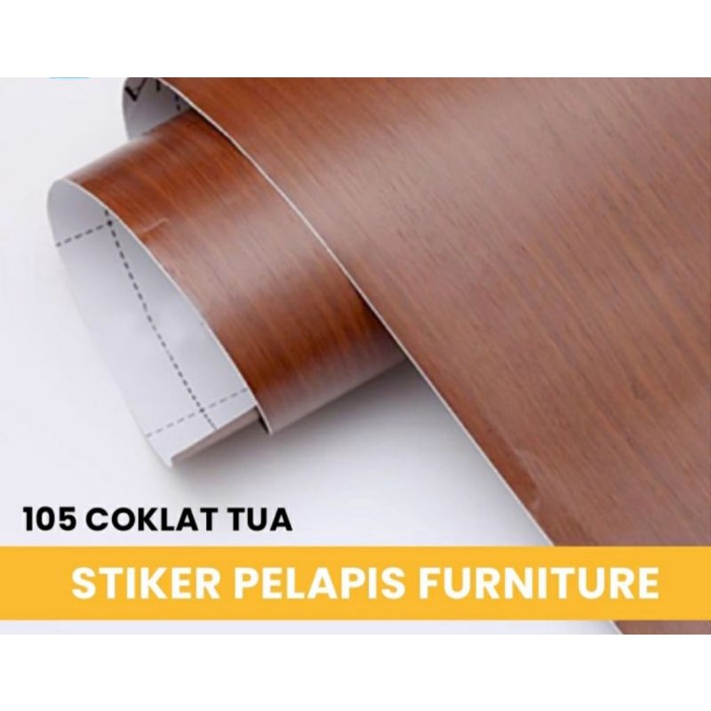 Jual sticker motif kayu/sticker furniture, 120cm x 50cm Shopee Indonesia