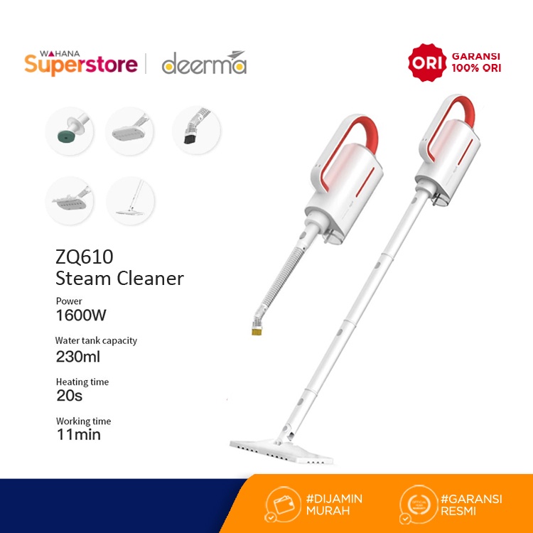Jual Deerma Vacuum Cleaner Electric Steam ZQ610 Shopee Indonesia