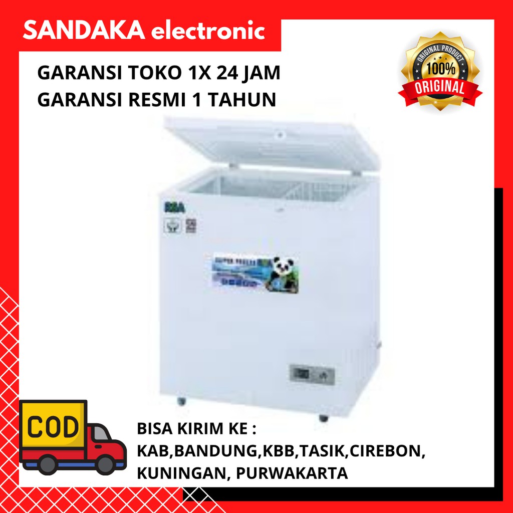 Jual RSA CF100 Chest Freezer 100 Liter Shopee Indonesia