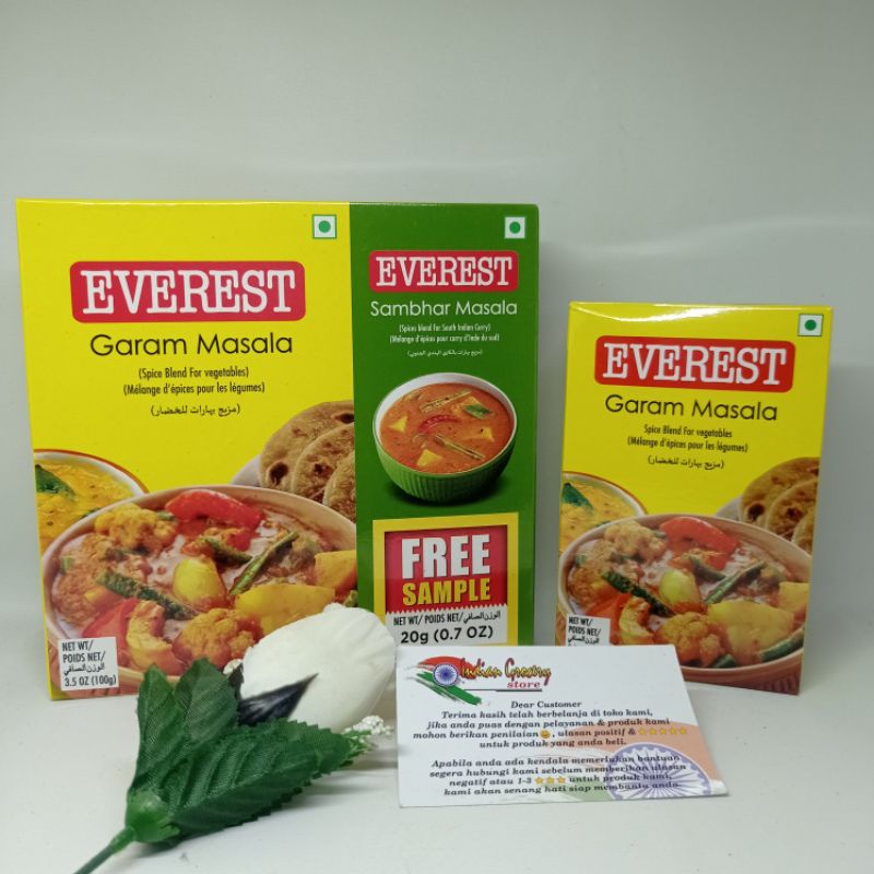 Jual EVEREST GARAM MASALA 100 GR Shopee Indonesia