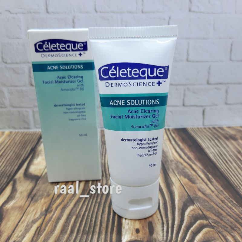 Jual Celeteque Acne Clearing Facial Moisturizer Gel 50 mL Shopee