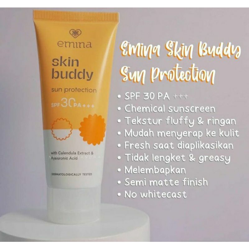 Jual Emina Skin Buddy Sun Protection Spf30 PA++ Shopee Indonesia